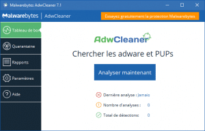 Logiciel en bref : Malwarebytes Adwcleaner 7, nouvelle interface.