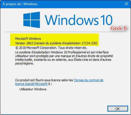 windows-10-1803-KB4458469-version