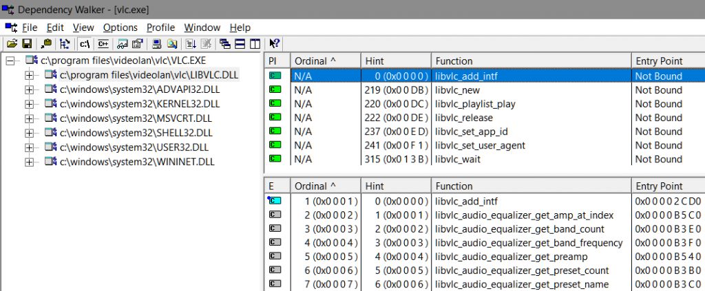 DLL Hell et Dependency Walker